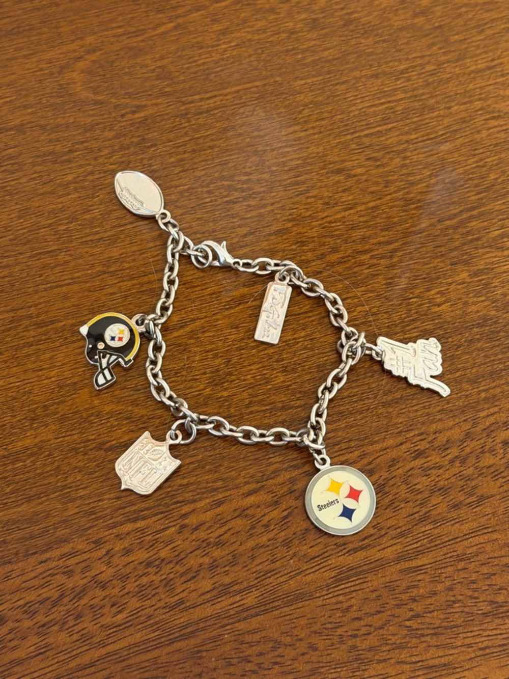 Pittsburgh Steelers NFL Charm Bracelet